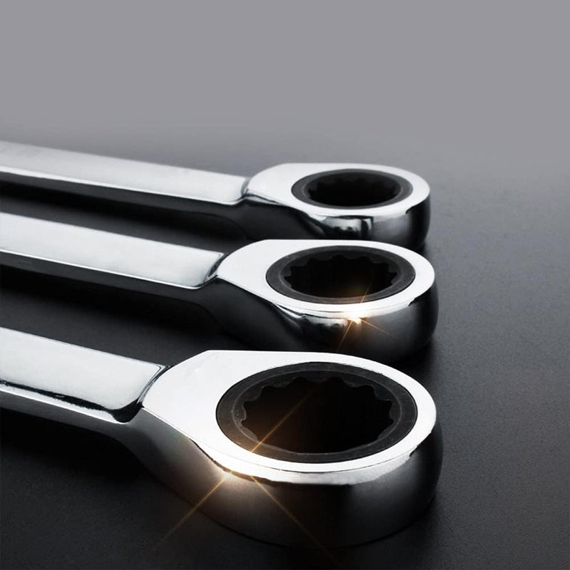 FLZOSPER 29mm Metric Ratchet Wrench,Box End Head 72-Tooth Ratcheting Combination Wrench Spanner - Image 4